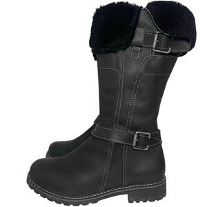 Women's Black/Gray Winter Boots Size 40